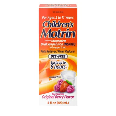 Children's Motrin Non-Staining Original Berry Flavor 4fl oz