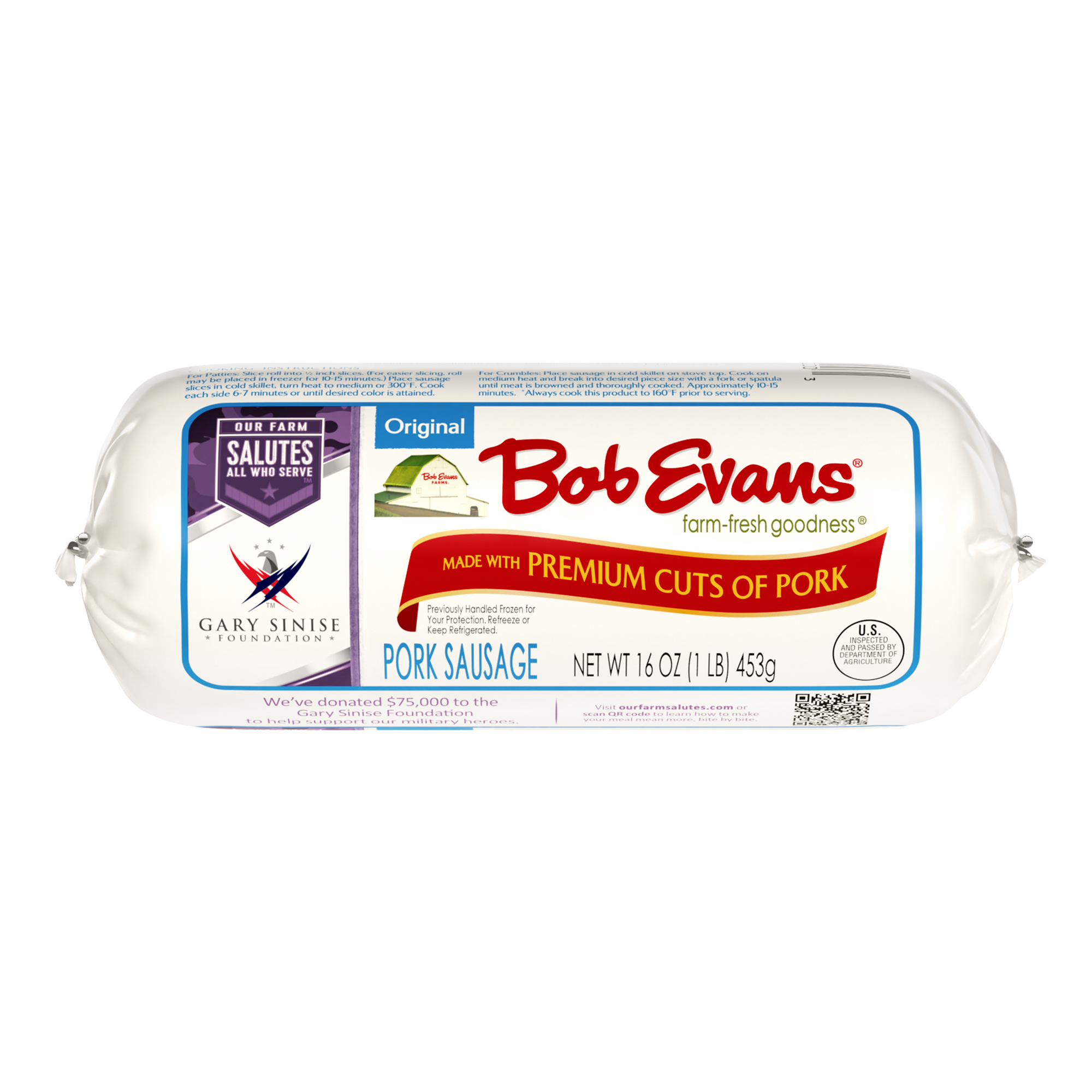 Bob Evans Original Pork Sausage Roll 16 oz