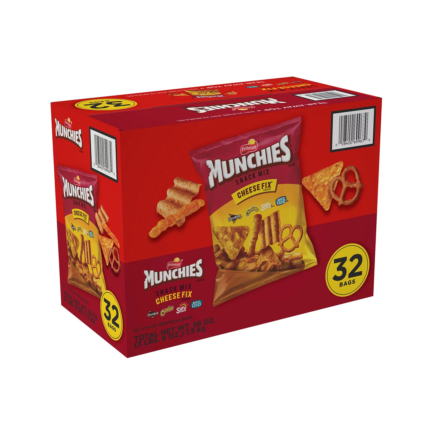 Munchies Cheese Fix Snack Mix 1.75oz x 32