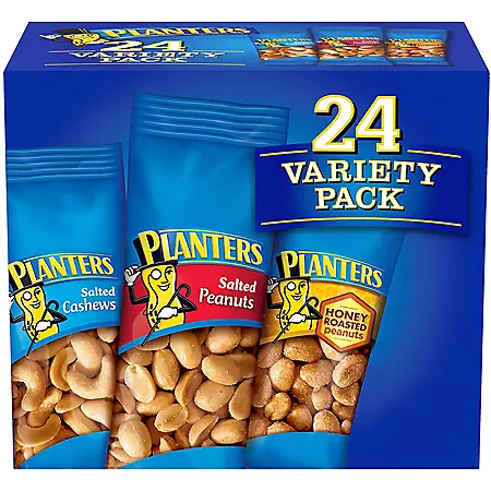 Planters Variety Pack Nuts 24 x 1.5-1.75oz