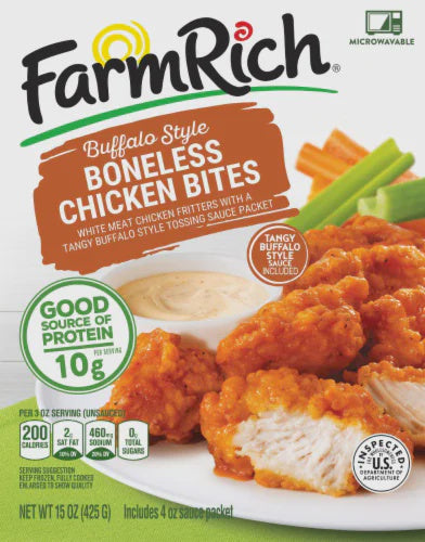 Farm Rich Buffalo Style Boneless Chicken Bites 15oz