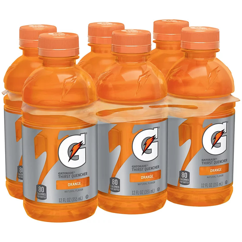 Gatorade Orange Sports Drink 12fl oz x 6