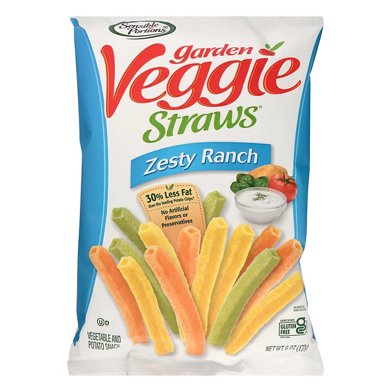 Sensible Portions Veggie Straws Zesty Ranch 7oz