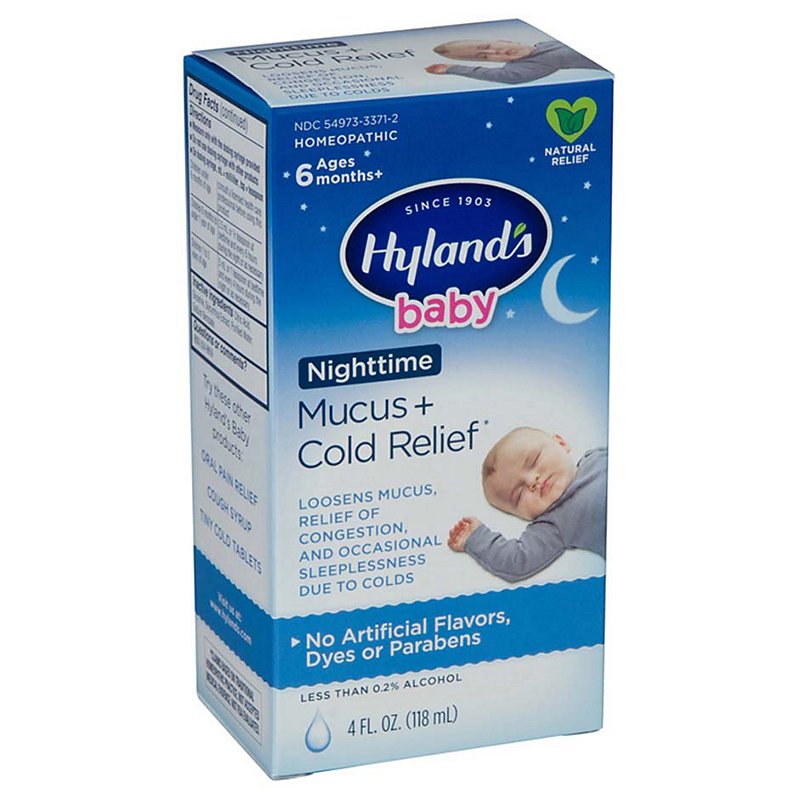 Hyland's Homeopathic Baby Nighttime Mucus + Cold Relief 5fl oz