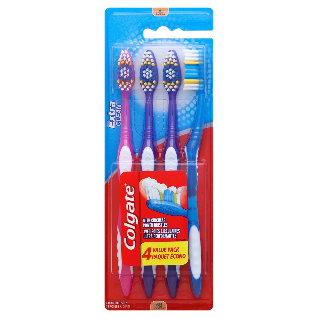 Colgate Extra Clean Medium Toothbrushes 4pk