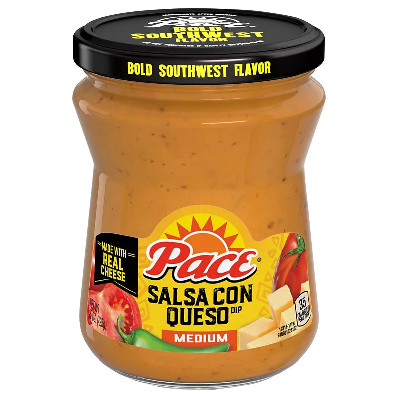 Pace Salsa Con Queso Medium 15oz