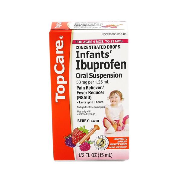 TopCare Berry Flavor Infants' Ibuprofen 0.5fl oz