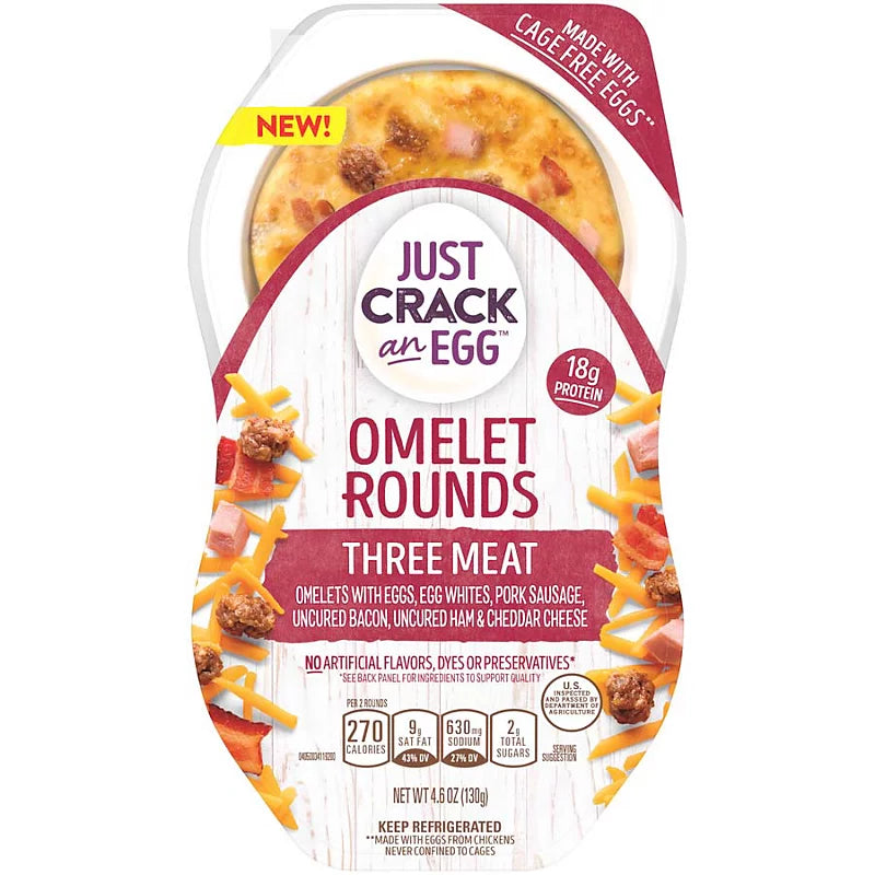 Ore-Ida Just Crack An Egg Three Meat Omelet Rounds 4.6oz