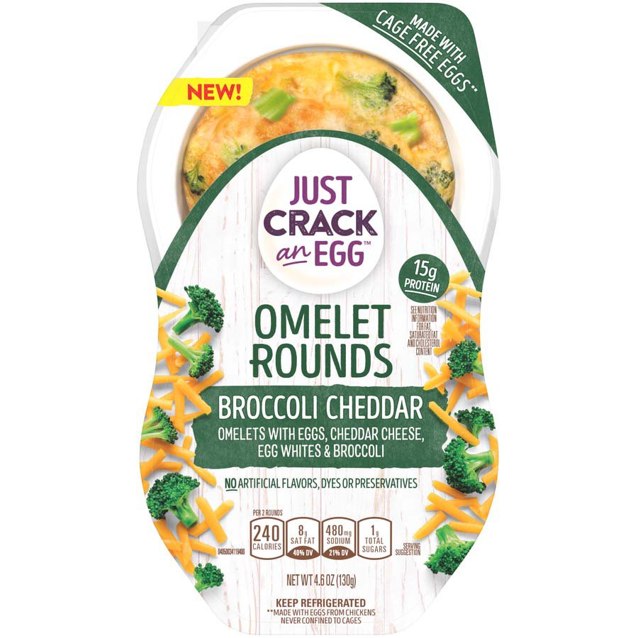 Ore-Ida Just Crack An Egg Broccoli Cheddar Omelet Rounds 4.6oz