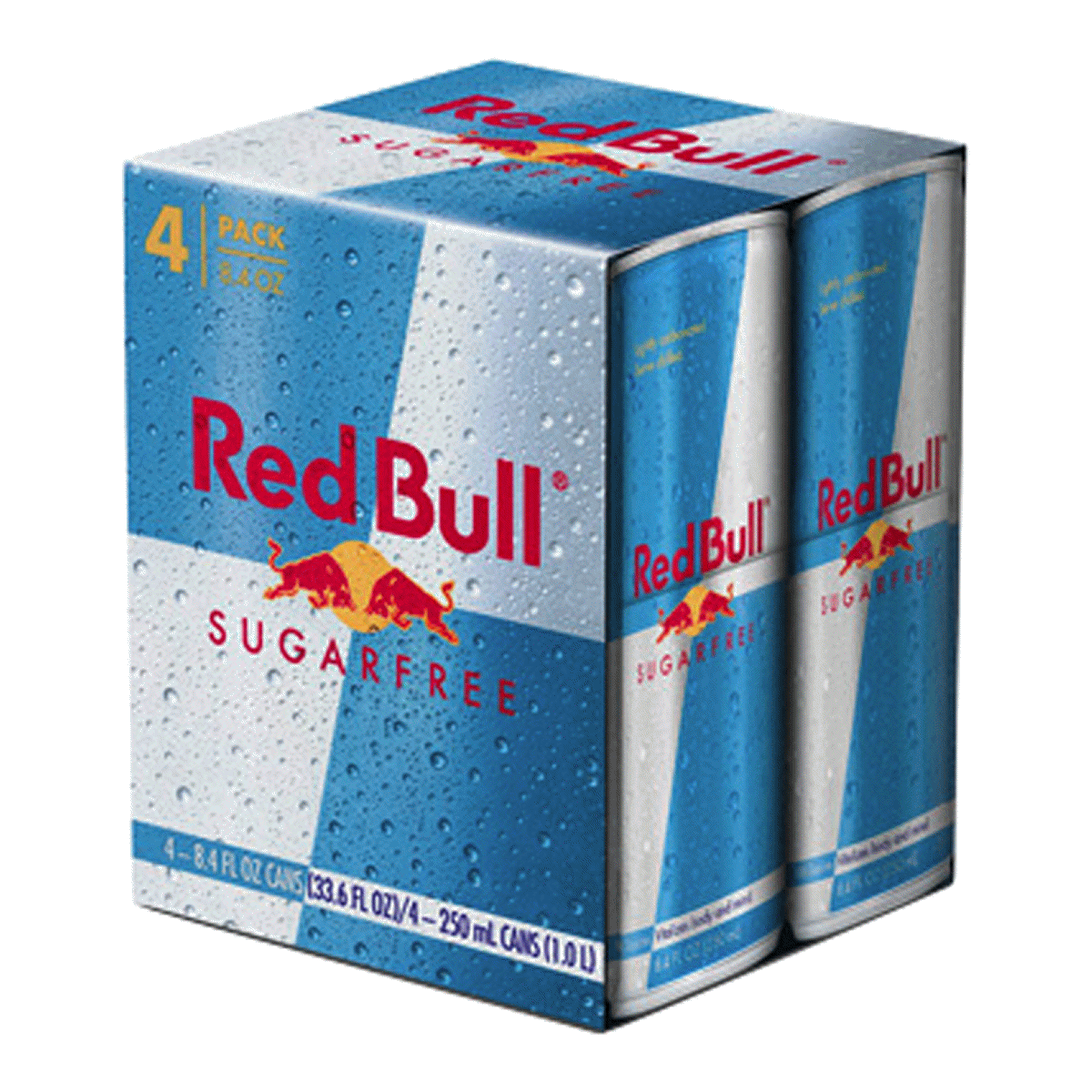 Red Bull Sugar Free Energy Drink 8.4fl oz x 4