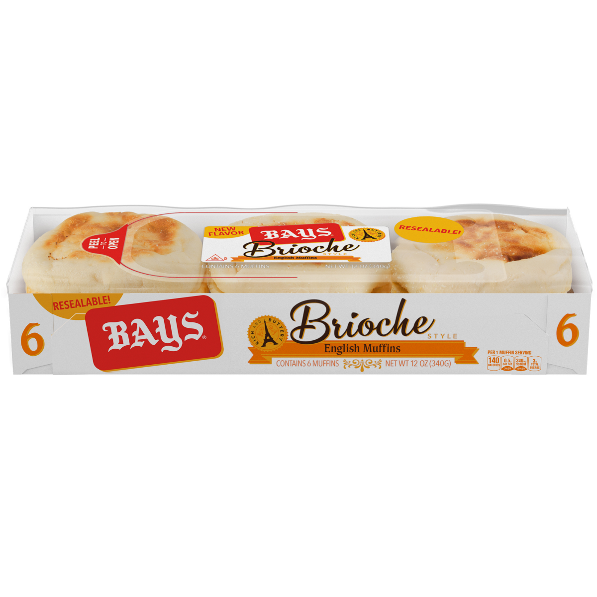 Bays Brioche English Muffins 6ct