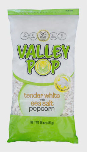 Valley Pop Tender White Popcorn 16oz