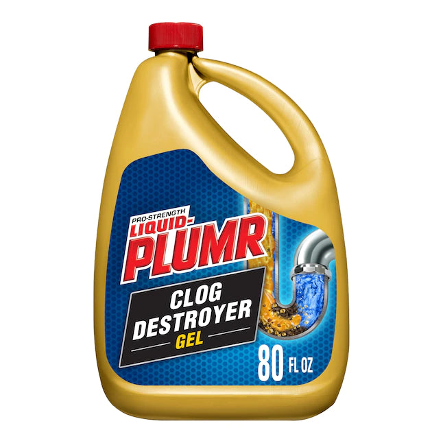 Liquid-Plumer Pro-Strength Clog Destroyer Gel 80fl oz