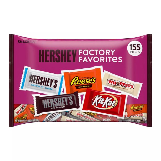 Hershey's Factory Favorite Assorted Chocolates 155pc