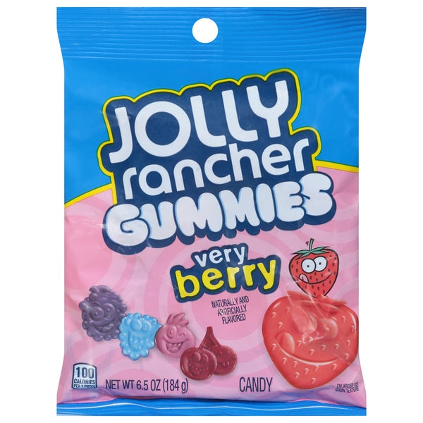 Jolly Rancher Very Berry Gummies Candy 6.5oz