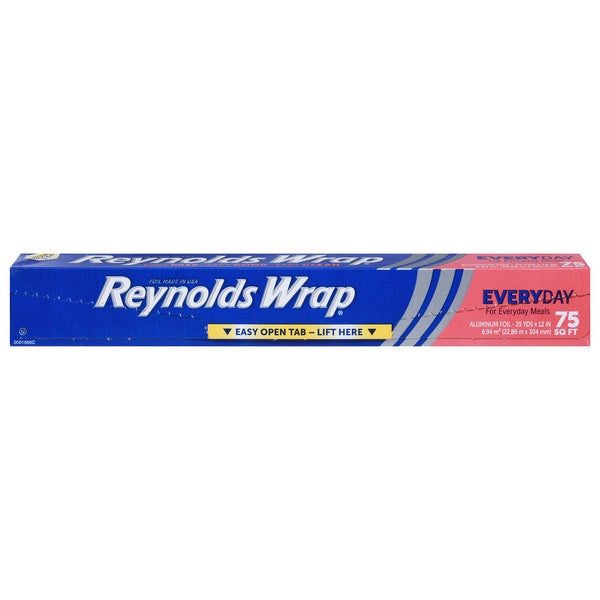 Reynolds Wrap Everyday Aluminum Foil 75sq ft x 12in