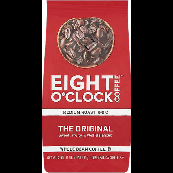 Eight O'Clock The Original Medium Whole Bean Coffee 21oz