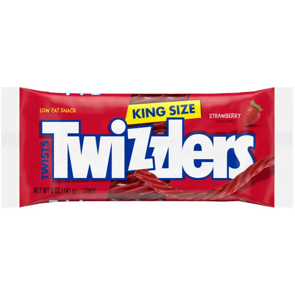 Twizzlers King Size Strawberry Licorice 5oz