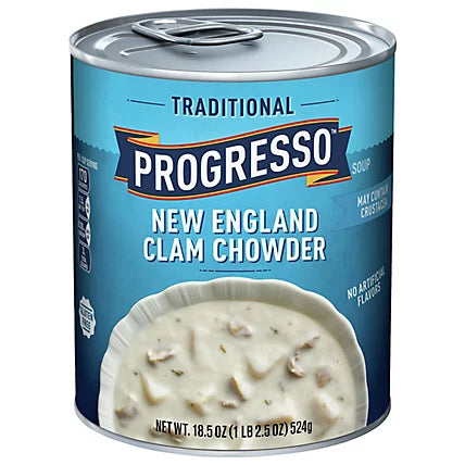 *Progresso New England Clam Chowder 18.5oz