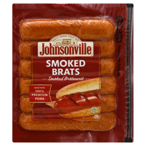 Johnsonville Smoked Brats 14oz