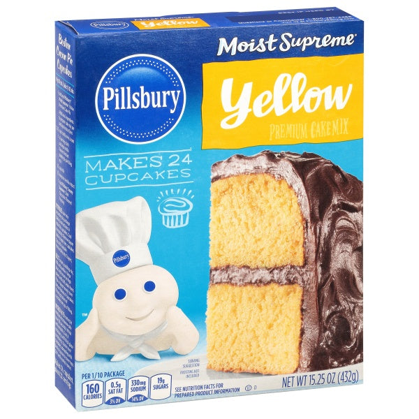 Pillsbury Moist Supreme Yellow Premium Cake Mix 15.25oz