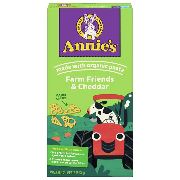 Annie's Farm Friends & Cheddar Pasta & Cheese 6oz