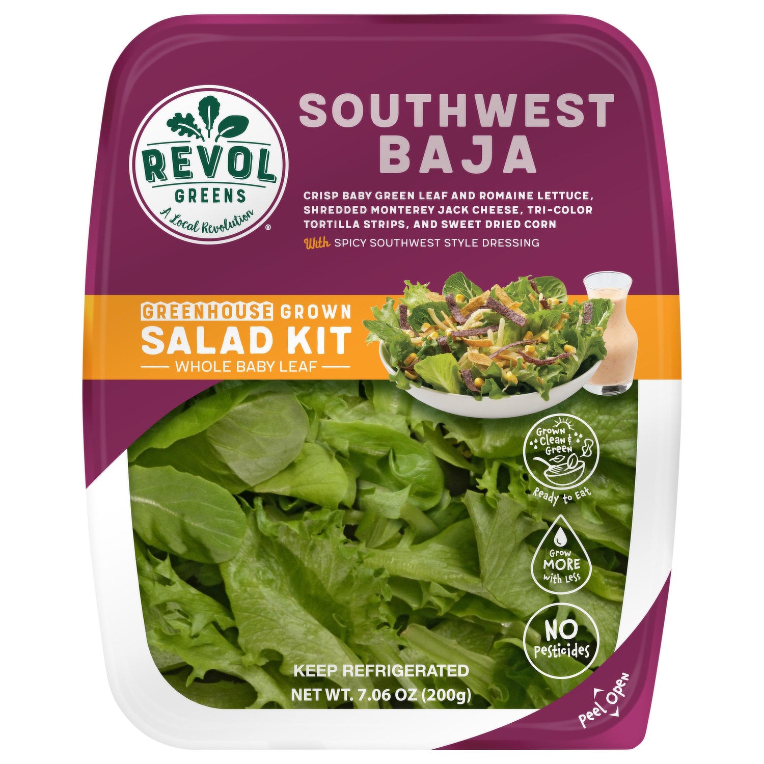 Revol Greens Southwest Baja Salad Kit 7.06oz