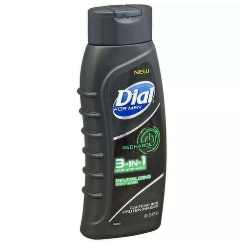 Dial 3-in-1 Hair+ Body + Face Wash 16fl oz