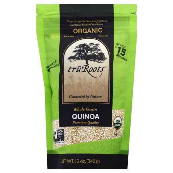 Truroots Whole Grain Organic Quinoa 12oz