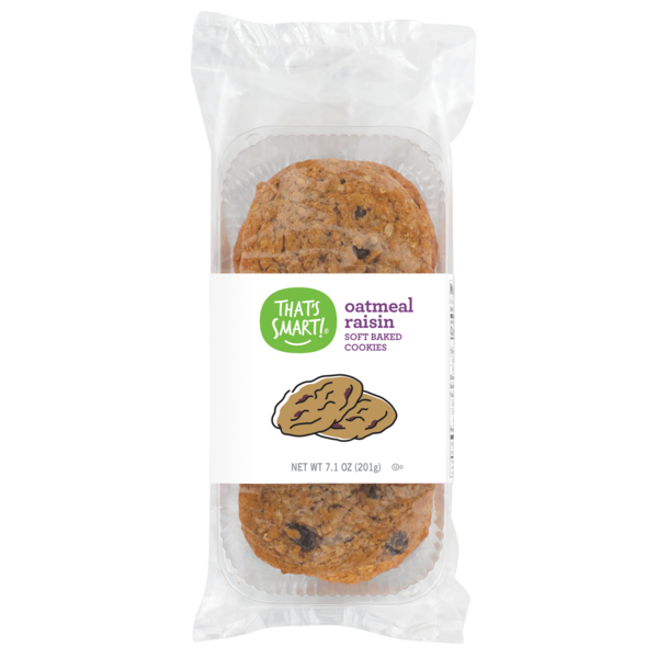 That's Smart Oatmeal Raisin Soft Baked Cookies 7.1oz