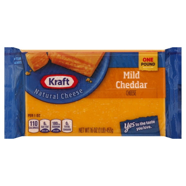 Kraft Mild Cheddar Block Cheese 16oz