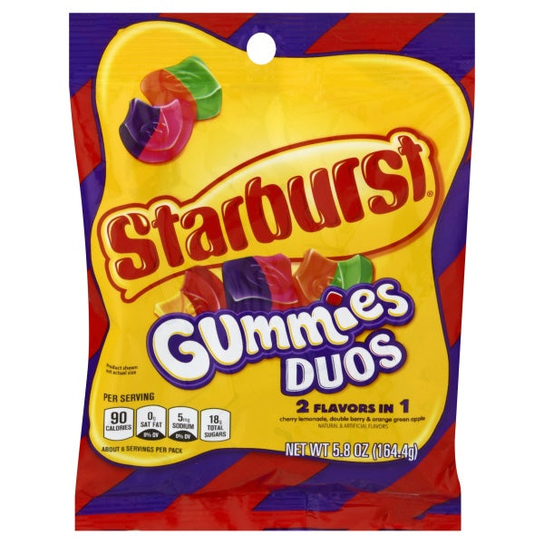 Starburst Gummies Duos 5.8oz