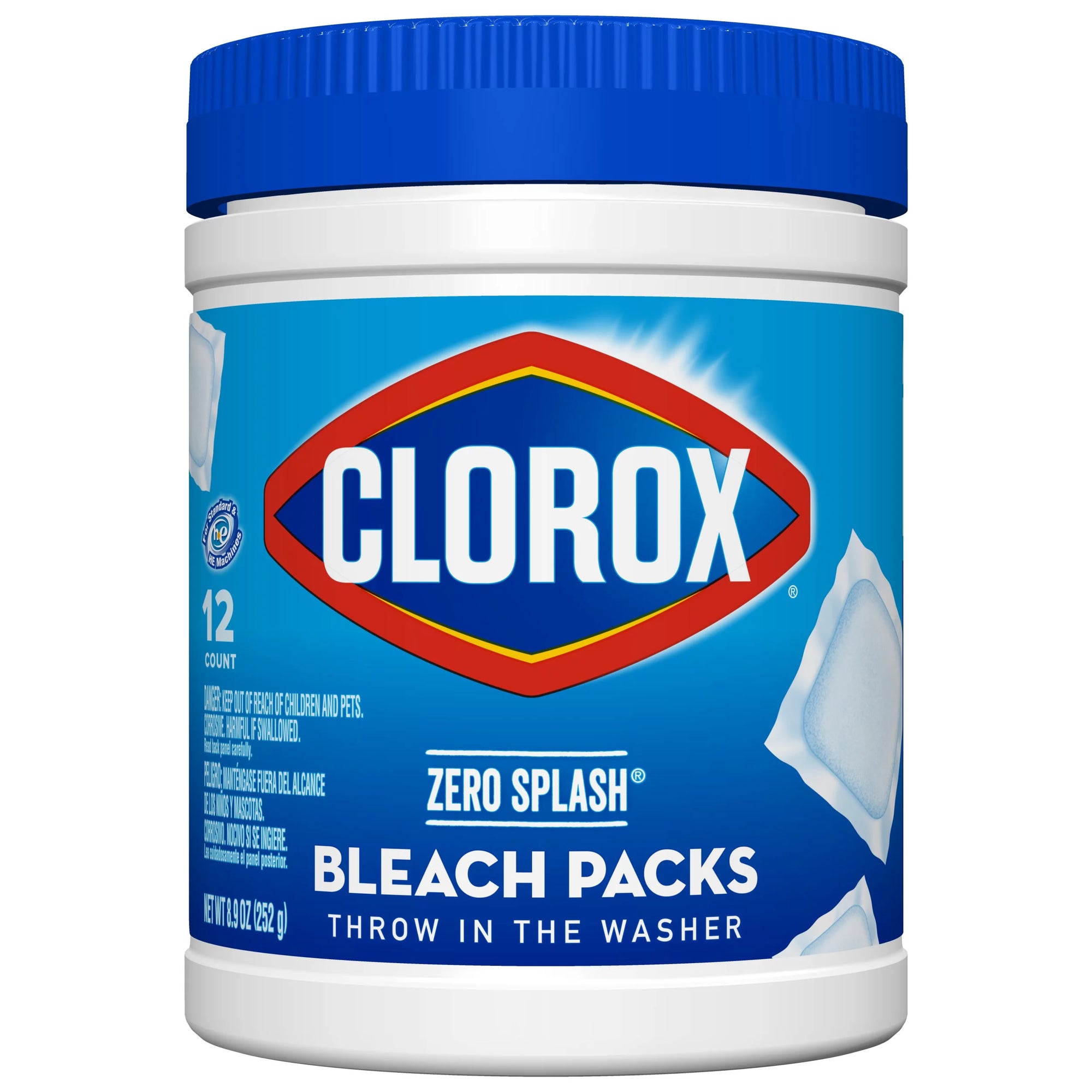 Clorox Zero Splash Bleach Packs 12ct