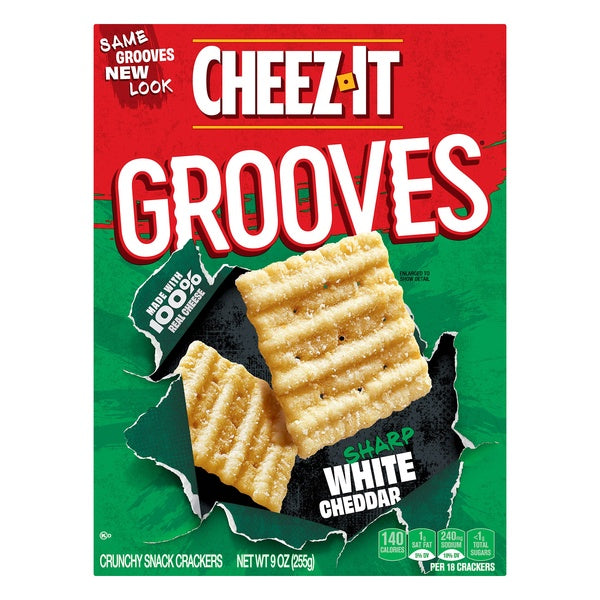 Cheez-It Sharp White Cheddar Grooves Crackers 9oz