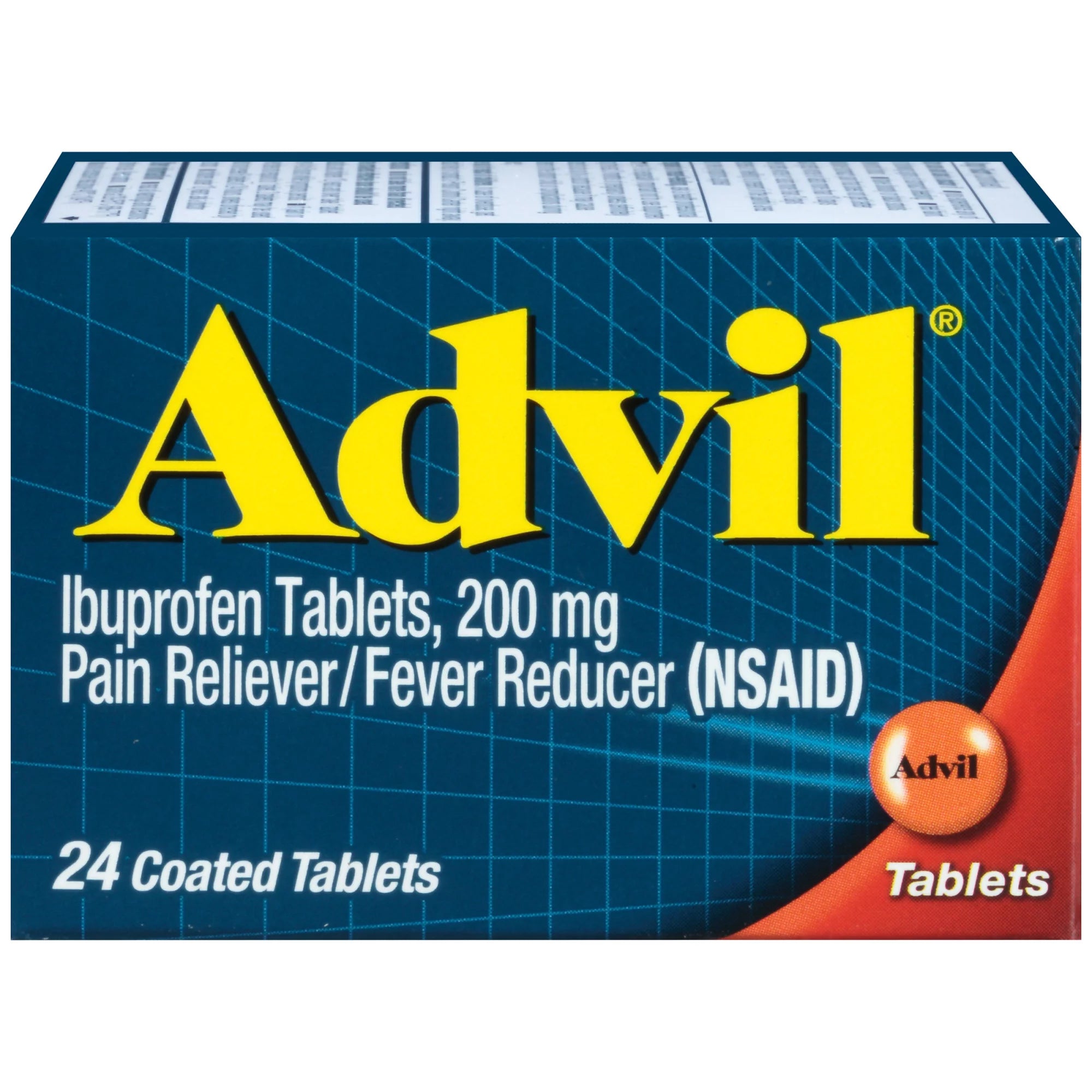 Advil Ibuprofen Coated Tablets 24 ct