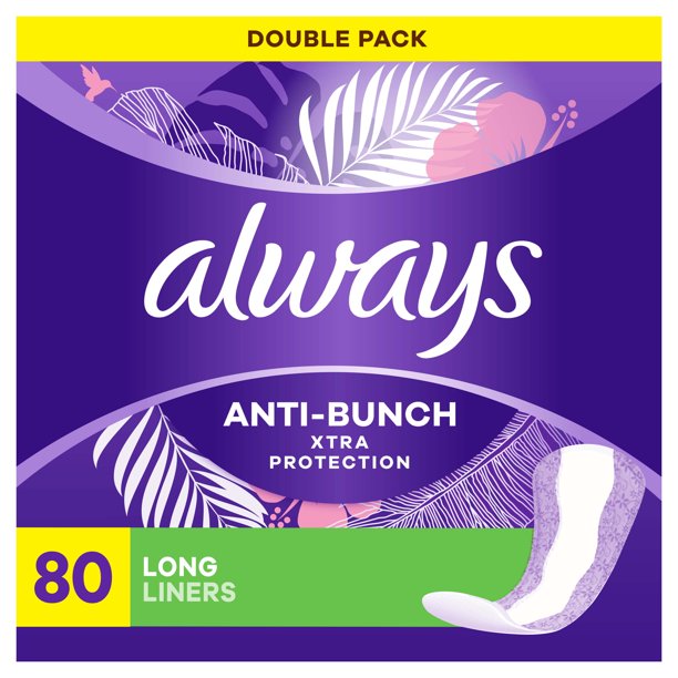 Always Xtra Protection Long Liners 80 ct