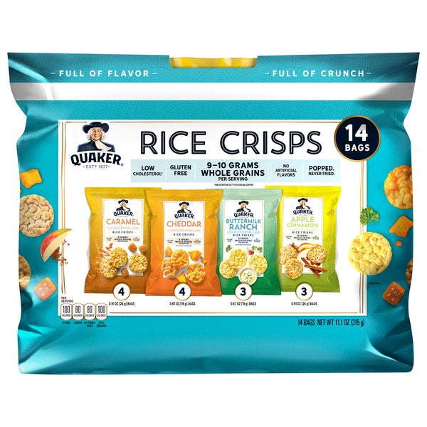 Quaker Rice Crisps Variety Pack 14ct