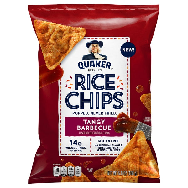 Quaker Tangy BBQ Rice Chips 5.5oz