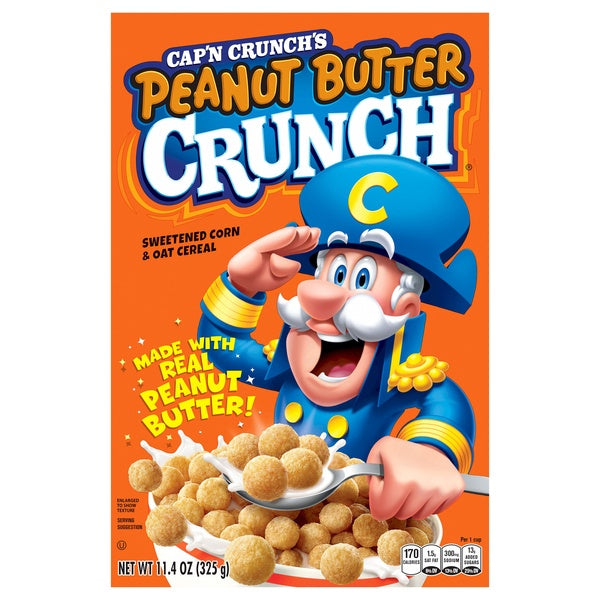 Quaker Cap'n Crunch Peanut Butter Cereal 11.4oz