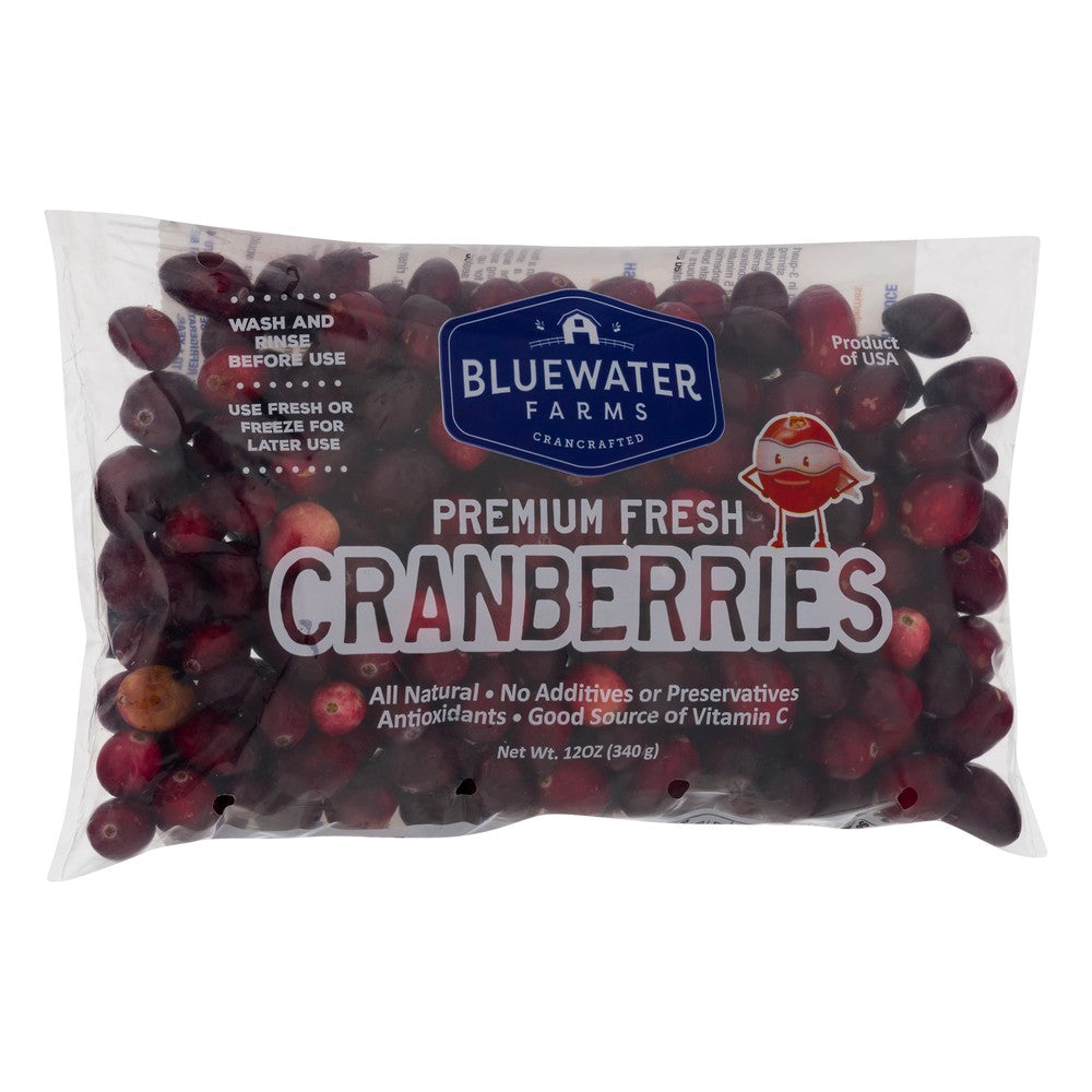 Bluewater Farms Fresh Cranberries 12oz