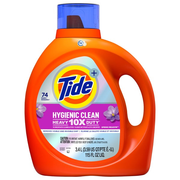 Tide + Hygienic Clean Heavy 10X Duty 74 Loads 115oz