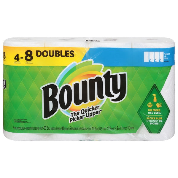 Bounty The Quick Picker Upper Paper Towels 4ct