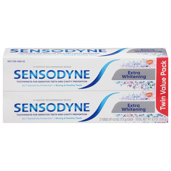 Sensodyne Extra Whitening Toothpaste 4oz x 2pk