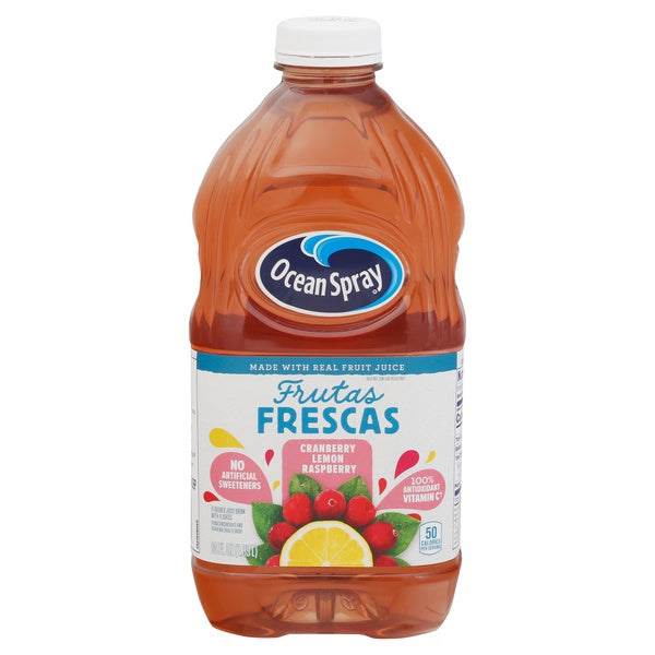 Ocean Spray Cranberry Lemon Raspberry Frutas Frescas Juice 64fl oz