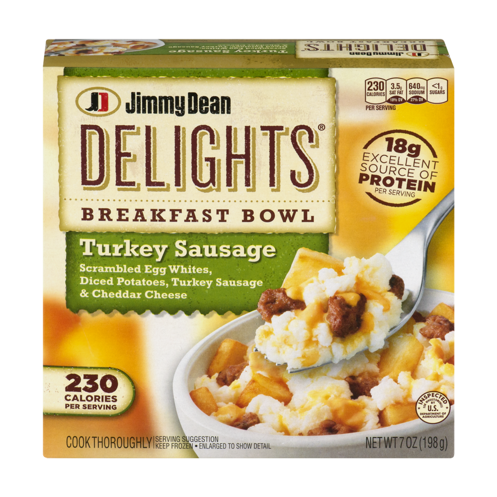 Jimmy Dean Delights Turkey Sausage Breakfast Bowl 7oz