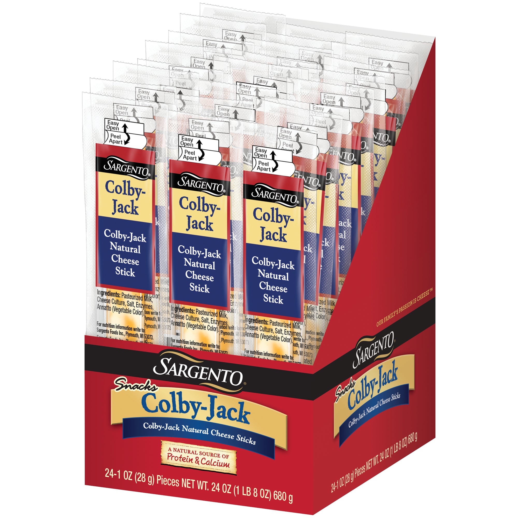 Sargento Colby Jack Cheese Sticks 24ct