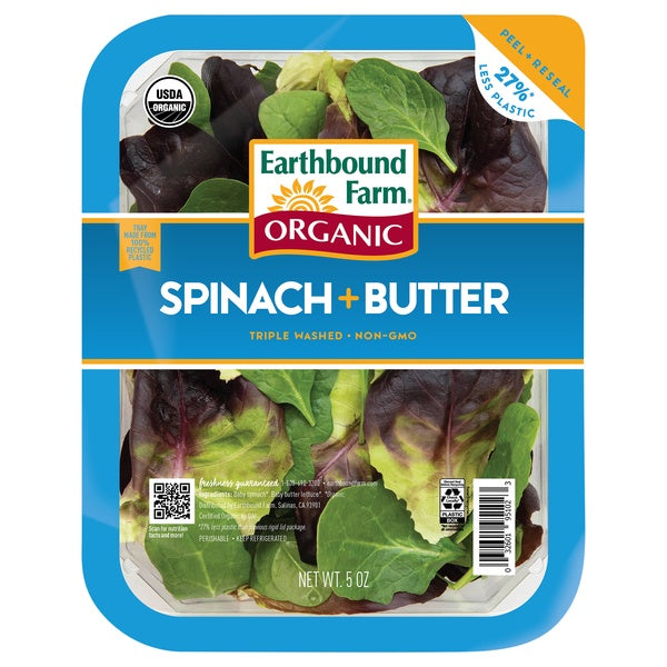 Earthbound Farm Organic Spinach & Butter Lettuce 5oz