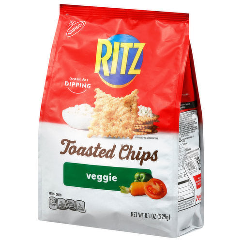 Ritz Veggie Toasted Chips 8.1o