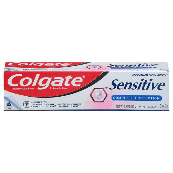 Colgate Mint Clean Sensitive Complete Protection Toothpaste 6oz