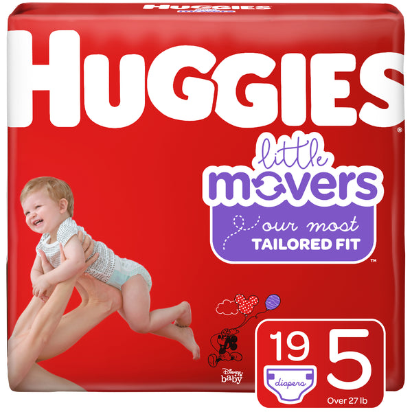 Huggies Little Movers Diapers Size 5 19ct